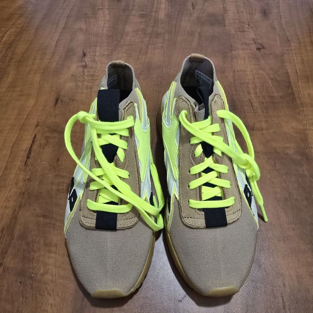 Reebok By Victoria Beckham Bolton Sock Lace Up Sneakers Camel Tan Fu7551 Us 5 View 5